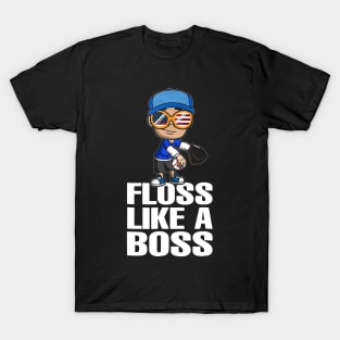 Floss Like A Boss Baseball Flossing T-Shirt